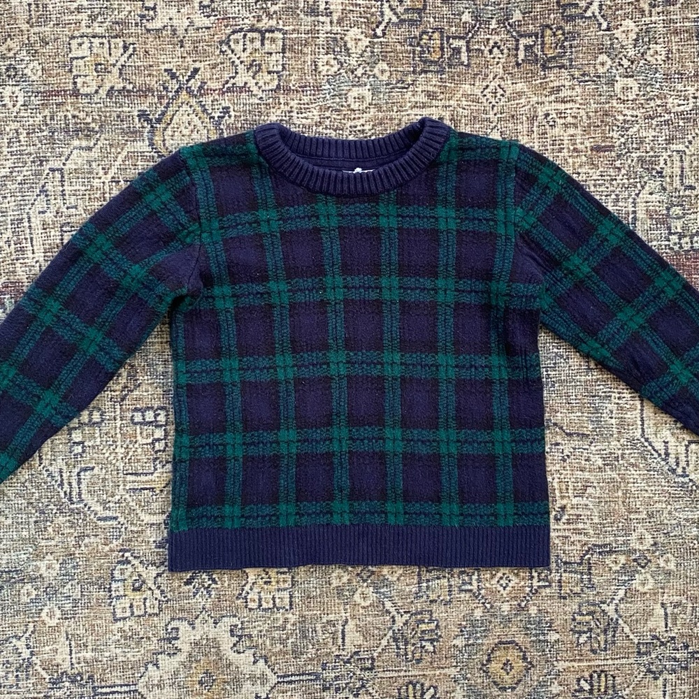 Plaid sweater